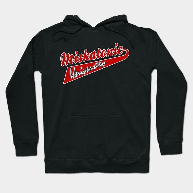 MISKATONIC UNIVERSITY Co-Ed Shirt Hoodie by FrenkMelk